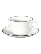 TASSE AVEC SOUCOUPE LIGNE NOIRE