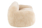 Sofa Shearling Polyester Crème Large