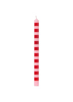 TAPER CANDLE RED/PINK