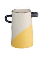 VASE JAUNE TREMPÉ