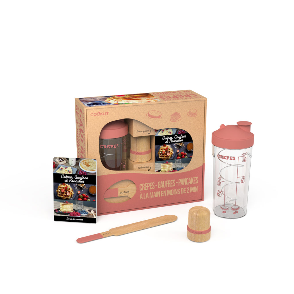 Shaker, Tampon Huileur & Spatule Crêpes Guimauve