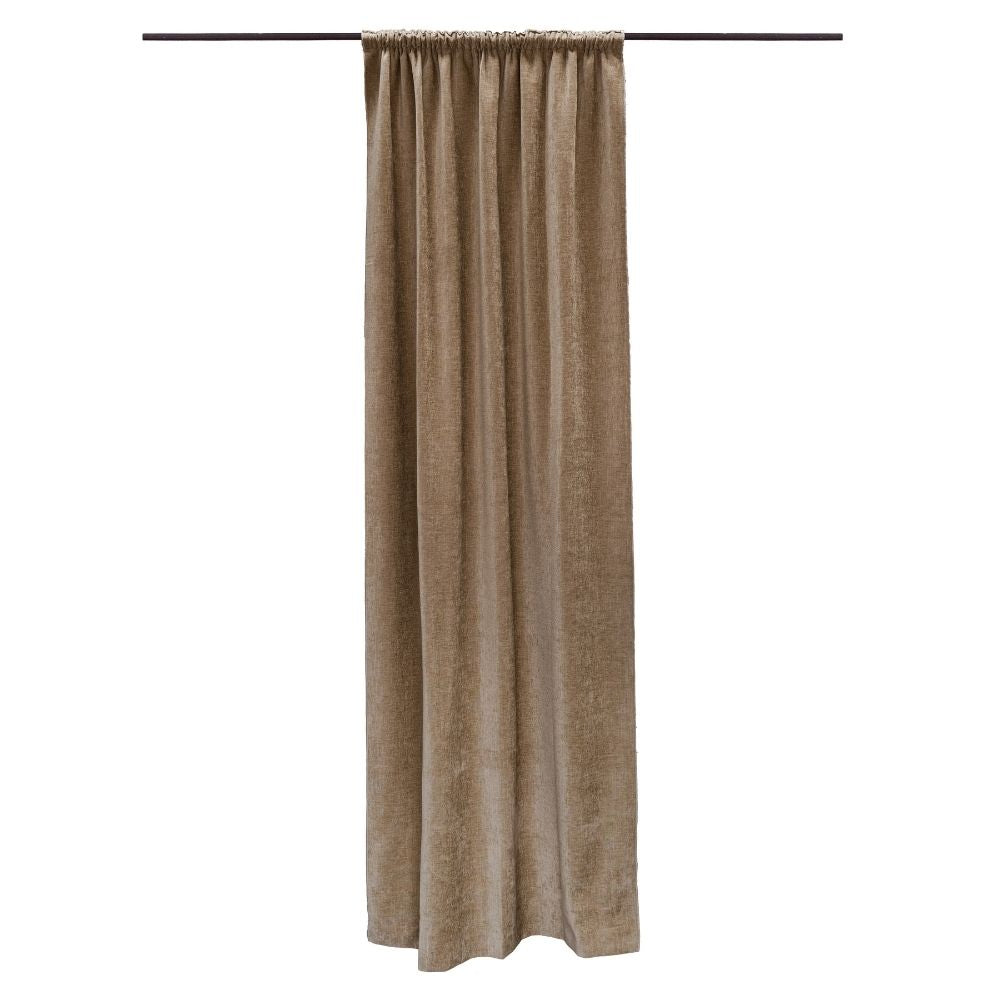 RIDEAU SOUPIRVEL NOISETTE 140X240