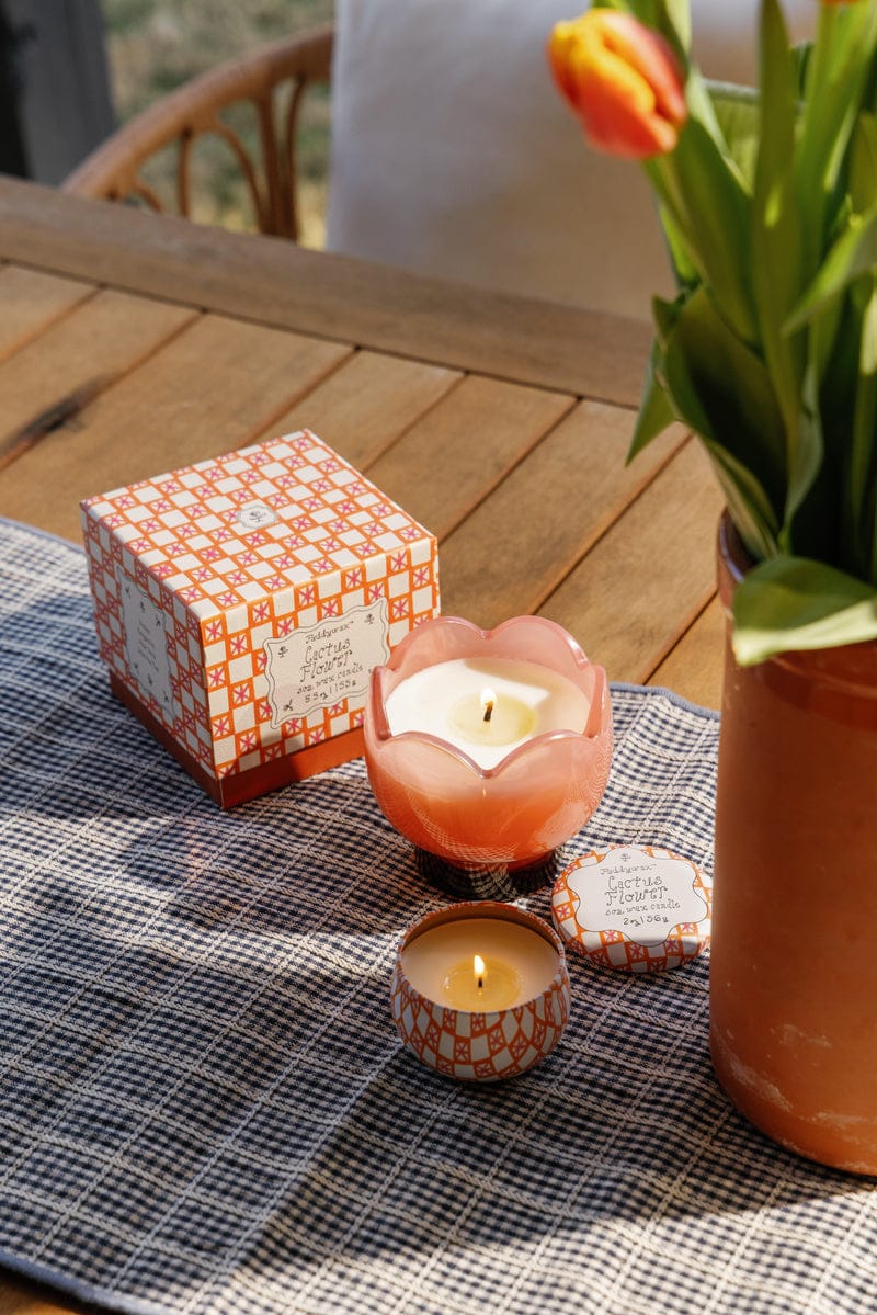 TULIP PINK AND BURNT ORANGE CACTUS