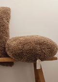 Coussin Bi-Matières Abby Croix – 40x60cm